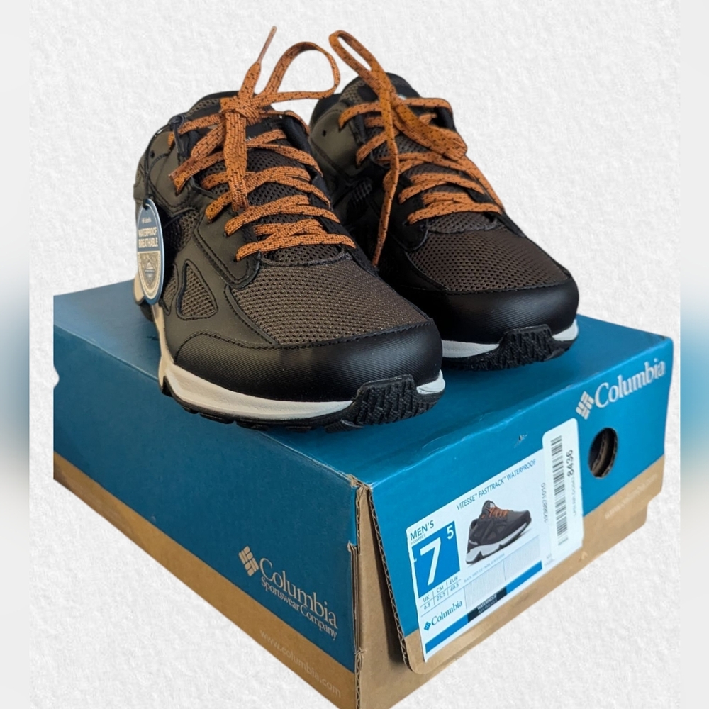 Columbia Men's NEW Vitesse Fasttrack Waterproof Shoe - Picture 2 of 4